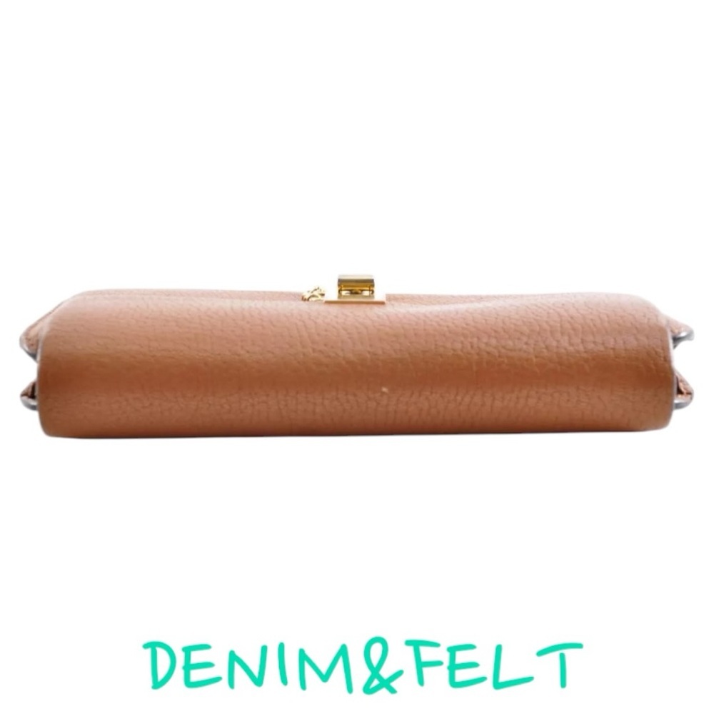CHLOE Caramel Leather Drew Front Flap Long Zipped Wallet | PRELOVED!!🤎🤎 - Picture 6 of 9
